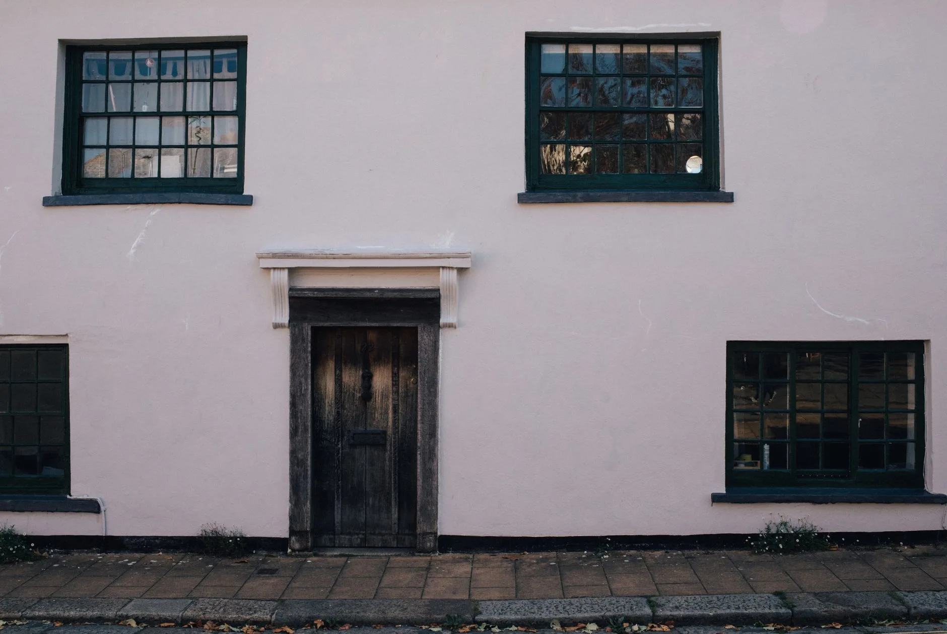 Exterior wood door installation